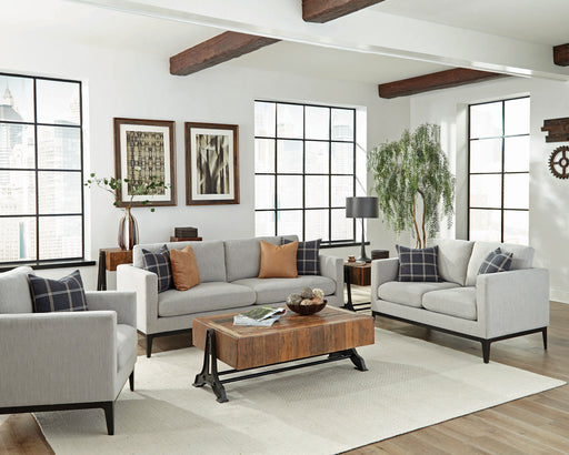 Apperson Living Room Set Grey - Premium Living Room Set from Coaster Z2 Standard - Just $1658! Shop now at Furniture Wholesale Plus  We are the best furniture store in Nashville, Hendersonville, Goodlettsville, Madison, Antioch, Mount Juliet, Lebanon, Gallatin, Springfield, Murfreesboro, Franklin, Brentwood