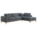 Persia 2-piece Modular Sectional Grey - Premium Sectional from Coaster Z2 Standard - Just $2158! Shop now at Furniture Wholesale Plus  We are the best furniture store in Nashville, Hendersonville, Goodlettsville, Madison, Antioch, Mount Juliet, Lebanon, Gallatin, Springfield, Murfreesboro, Franklin, Brentwood