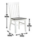 Caylie - Side Chair (Set of 2) - White – Chair Sets by Steve Silver Furniture at Furniture Wholesale Plus , Nashville furniture store