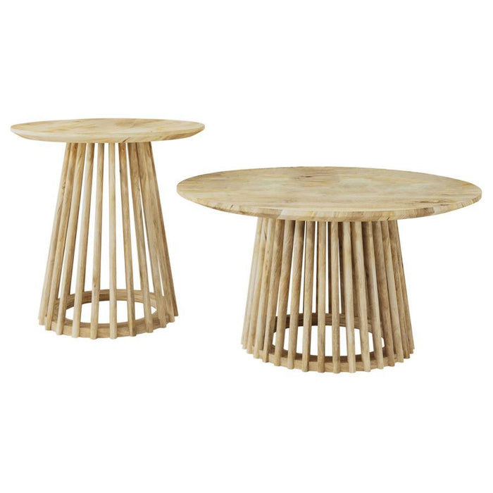 Touhy - Round Coffee Table Set – Table Sets by Coaster Fine Furniture at Furniture Wholesale Plus , Nashville furniture store