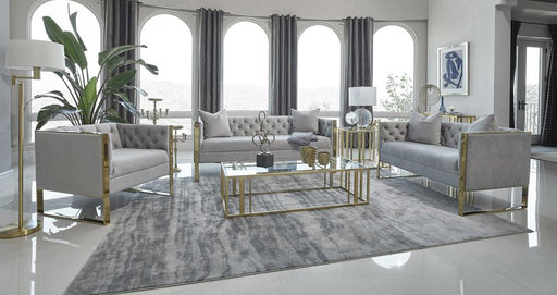 Eastbrook 2-piece Tufted Back Living Room Set Grey - Premium Living Room Set from Coaster Z2 Standard - Just $1938! Shop now at Furniture Wholesale Plus  We are the best furniture store in Nashville, Hendersonville, Goodlettsville, Madison, Antioch, Mount Juliet, Lebanon, Gallatin, Springfield, Murfreesboro, Franklin, Brentwood