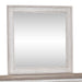 Heartland - Landscape Mirror - Antique White / Tobacco Tops – Landscape Mirrors by Liberty Furniture at Furniture Wholesale Plus , Nashville furniture store