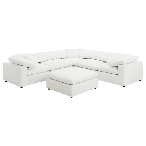 Raleigh - Boucle Upholstered Modular Sectional – Stationary Sectionals by Coaster Fine Furniture at Furniture Wholesale Plus , Nashville furniture store
