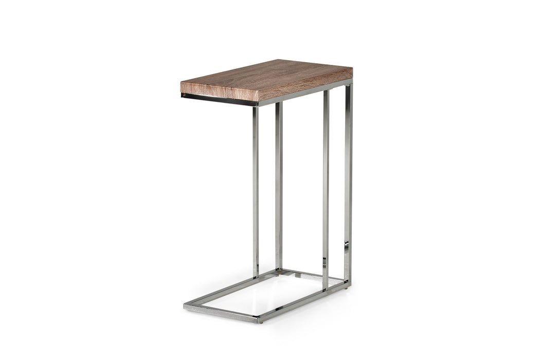 Lucia - Chairside End Table - Brown – Chair Side Tables by Steve Silver Furniture at Furniture Wholesale Plus , Nashville furniture store