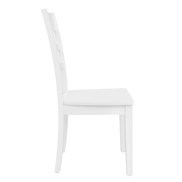 Landale - Ladderback Side Chair - Chestnut & White – Side Chairs by Liberty Furniture at Furniture Wholesale Plus , Nashville furniture store