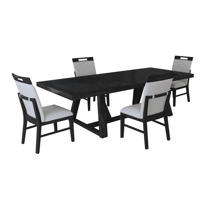 Transcend - Standard Height Dining Set – 5 Piece Dining Room Sets by Elements International at Furniture Wholesale Plus , Nashville furniture store