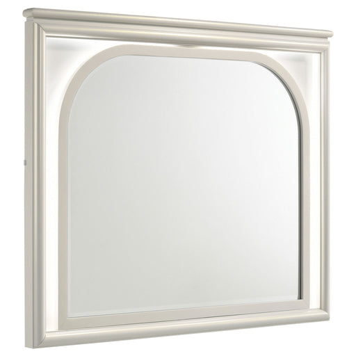 Olivia - LED Dresser Mirror - Pearl White - Premium Bedroom Mirrors from Coaster Fine Furniture - Just $329! Shop now at Furniture Wholesale Plus  We are the best furniture store in Nashville, Hendersonville, Goodlettsville, Madison, Antioch, Mount Juliet, Lebanon, Gallatin, Springfield, Murfreesboro, Franklin, Brentwood