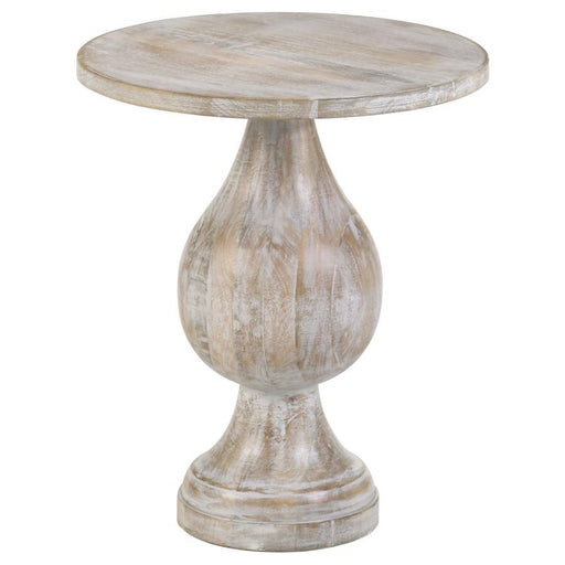 Dianella - Round Pedestal Base Accent Side Table – Side Tables by CoasterEssence at Furniture Wholesale Plus , Nashville furniture store
