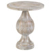 Dianella - Round Pedestal Base Accent Side Table – Side Tables by CoasterEssence at Furniture Wholesale Plus , Nashville furniture store