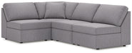 Modmax - Sectional - Granite – Stationary Sectionals by Signature Design by Ashley® at Furniture Wholesale Plus , Nashville furniture store