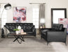 Moira Upholstered Tufted Living Room Set with Track Arms Black - Premium Living Room Set from Coaster Z2 Standard - Just $1438! Shop now at Furniture Wholesale Plus  We are the best furniture store in Nashville, Hendersonville, Goodlettsville, Madison, Antioch, Mount Juliet, Lebanon, Gallatin, Springfield, Murfreesboro, Franklin, Brentwood