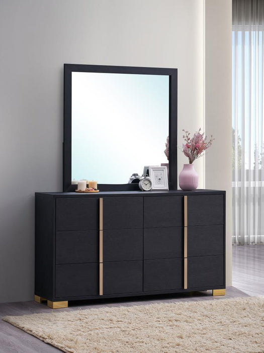 Marceline - 6-Drawer Dresser With Mirror – Dresser & Mirror by Coaster Fine Furniture at Furniture Wholesale Plus , Nashville furniture store