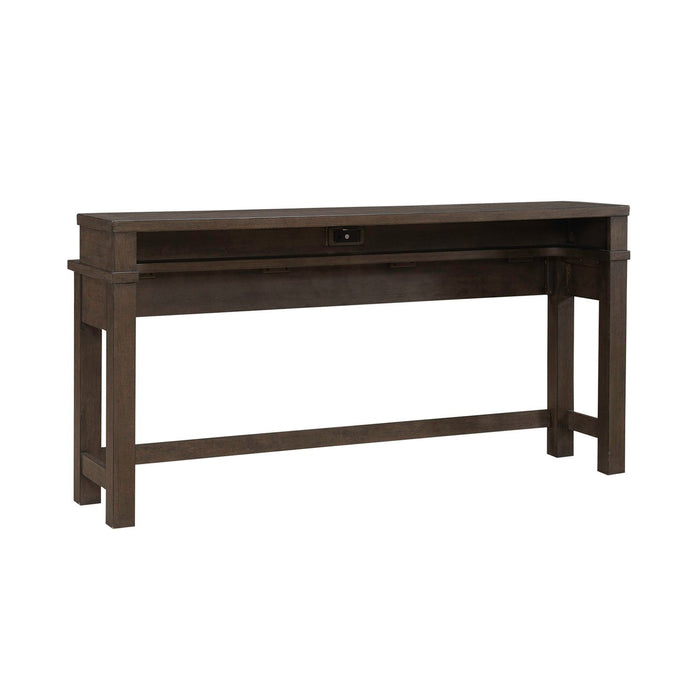 Cascade Falls - Console Bar Table - Satin Espresso – Console Tables by Liberty Furniture at Furniture Wholesale Plus , Nashville furniture store