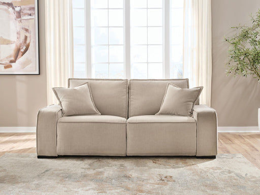 Carceri - 2-Piece Power Reclining Sectional Loveseat - Cashmere – Reclining Sectionals by Benchcraft® at Furniture Wholesale Plus , Nashville furniture store