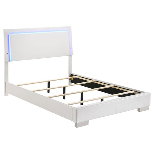 Felicity - Wood LED Panel Bed - Premium Panel Beds from CoasterEssence - Just $439! Shop now at Furniture Wholesale Plus  We are the best furniture store in Nashville, Hendersonville, Goodlettsville, Madison, Antioch, Mount Juliet, Lebanon, Gallatin, Springfield, Murfreesboro, Franklin, Brentwood