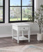 Charlestown - End Table - White – End Tables by Steve Silver Furniture at Furniture Wholesale Plus , Nashville furniture store