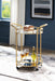 Wynora - Bar Cart - Gold – Bar Carts by Signature Design by Ashley® at Furniture Wholesale Plus , Nashville furniture store
