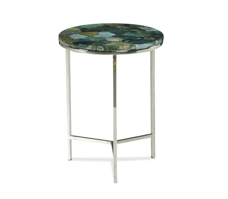 Foster - Jaspe Top Chairside Table - Green – Chair Side Tables by Steve Silver Furniture at Furniture Wholesale Plus , Nashville furniture store