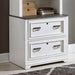 Allyson Park - Bunching Lateral File Cabinet - Wirebrushed White / Charcoal – Filing Cabinets by Liberty Furniture at Furniture Wholesale Plus , Nashville furniture store