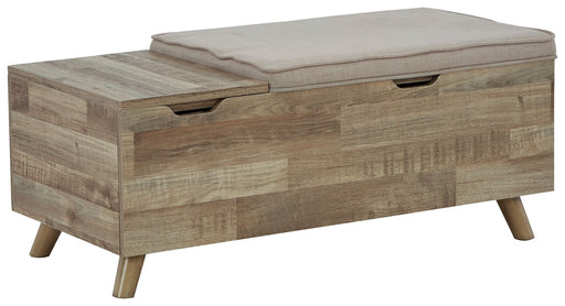 Gerdanet - Storage Bench - Beige – Storage Benches by Signature Design by Ashley® at Furniture Wholesale Plus , Nashville furniture store