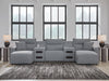 ModMax II - Salt And Pepper - Reclining Sectional – Reclining Sectionals by Signature Design by Ashley® at Furniture Wholesale Plus , Nashville furniture store