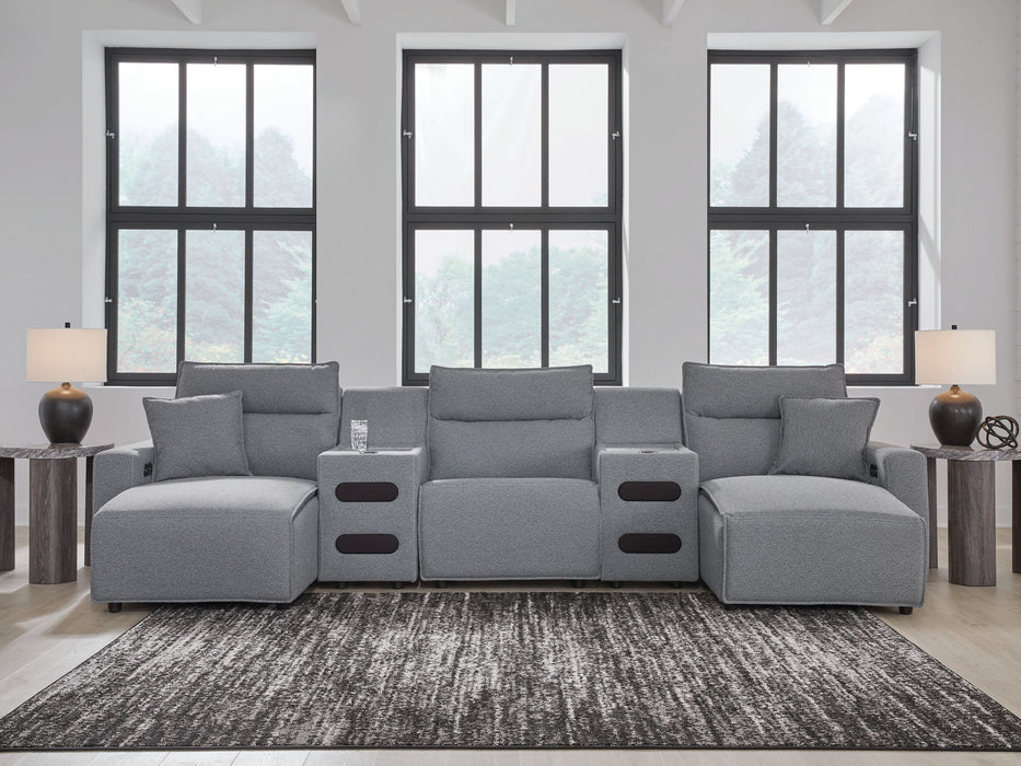 ModMax II - Salt And Pepper - Reclining Sectional – Reclining Sectionals by Signature Design by Ashley® at Furniture Wholesale Plus , Nashville furniture store