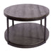 Modern View - Oval Cocktail Table - Dark Gray – Cocktail Tables by Liberty Furniture at Furniture Wholesale Plus , Nashville furniture store