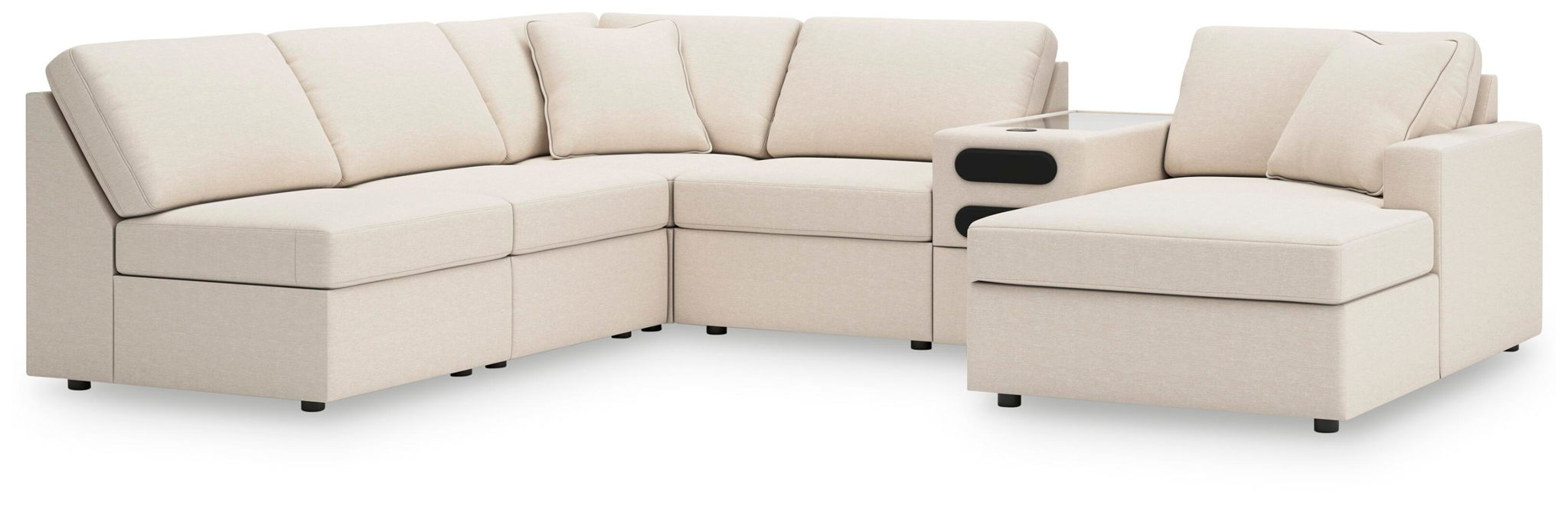 Modmax - Sectional - Oyster – Stationary Sectionals by Signature Design by Ashley® at Furniture Wholesale Plus , Nashville furniture store
