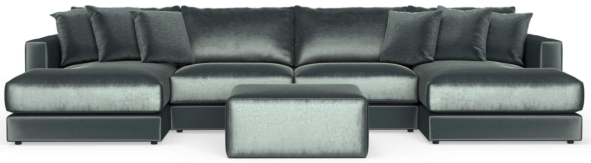 Remington - Modular Sofa And Cocktail Ottoman – 2 Piece Living Room Sets by Jackson at Furniture Wholesale Plus , Nashville furniture store