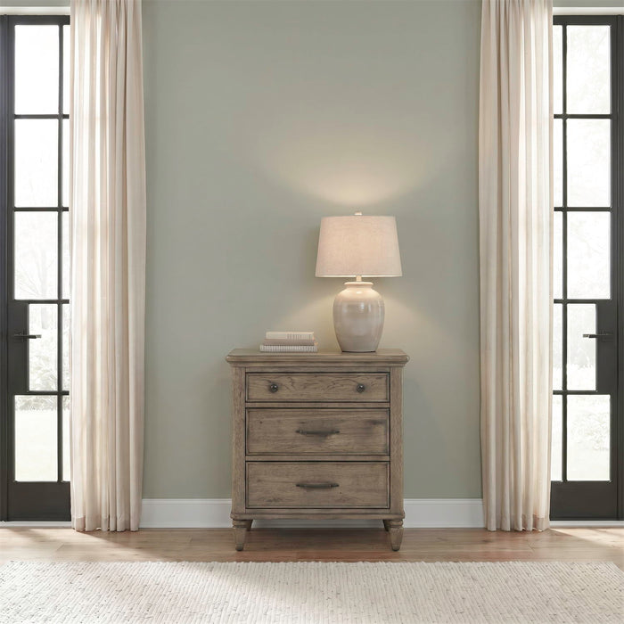 Hickory Grove - Nightstand With Charging Station - Heirloom Brown – Nightstands w/ Charging Stations by Liberty Furniture at Furniture Wholesale Plus , Nashville furniture store