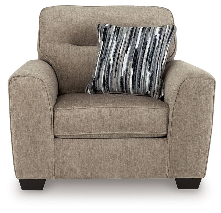 Olten - Living Room Set – Stationary Chair & Ottoman by Benchcraft® at Furniture Wholesale Plus , Nashville furniture store