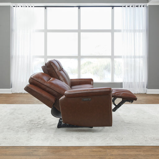 Avery - Sofa P2 - Cognac – Reclining Sofas by Liberty Furniture at Furniture Wholesale Plus , Nashville furniture store