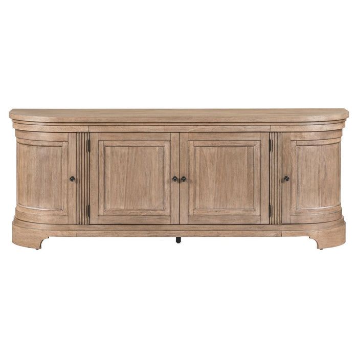 Haven Hills - 82'' TV Console - Camel Beige – TV Stands by Liberty Furniture at Furniture Wholesale Plus , Nashville furniture store