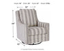 Kambria - Swivel Glider Accent Chair - Premium Swivel Glider Chairs from Signature Design by Ashley® - Just $558! Shop now at Furniture Wholesale Plus  We are the best furniture store in Nashville, Hendersonville, Goodlettsville, Madison, Antioch, Mount Juliet, Lebanon, Gallatin, Springfield, Murfreesboro, Franklin, Brentwood