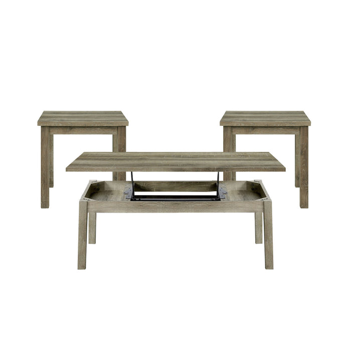 Oak Lawn - Three Pack Occasional Set (Lift Top Coffee Table) - Paper – Table Sets by Elements International at Furniture Wholesale Plus , Nashville furniture store