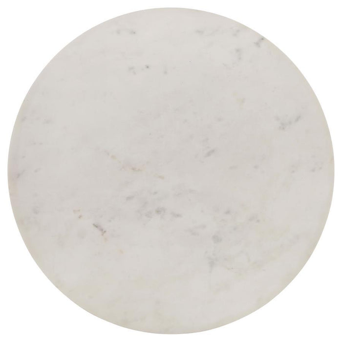 Aldis - Round Marble Top Table – End Tables by Coaster Fine Furniture at Furniture Wholesale Plus , Nashville furniture store