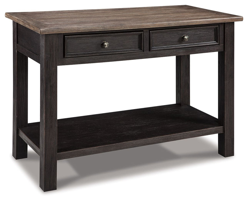 Tyler Creek - Sofa Table - Grayish Brown / Black – Sofa Tables by Signature Design by Ashley® at Furniture Wholesale Plus , Nashville furniture store