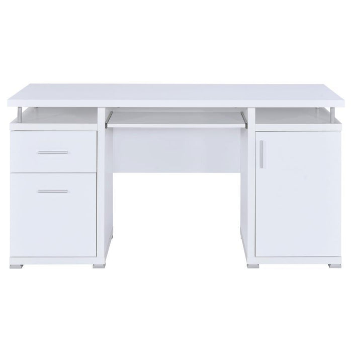 Tracy - 2-Drawer Office Computer Desk – Computer Desks by CoasterEveryday at Furniture Wholesale Plus , Nashville furniture store