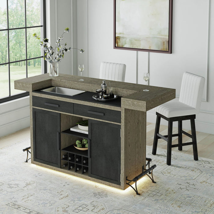 Jemma - Swivel Bar Stool - Dark Espresso – Bar Height (28"-30") by Elements International at Furniture Wholesale Plus , Nashville furniture store