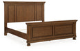 Zackaryn - King Panel Bed - Warm Brown – Panel Beds by Signature Design by Ashley® at Furniture Wholesale Plus , Nashville furniture store