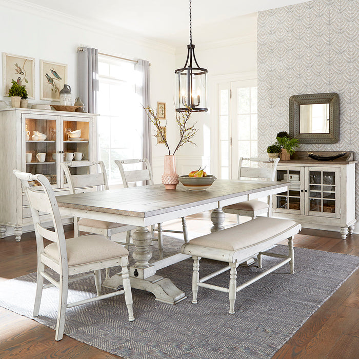 Whitney - Trestle Table Set – 5 Piece Dining Room Sets by Liberty Furniture at Furniture Wholesale Plus , Nashville furniture store