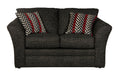 Varner - Loveseat - Ebony – Stationary Loveseats by Jackson at Furniture Wholesale Plus , Nashville furniture store