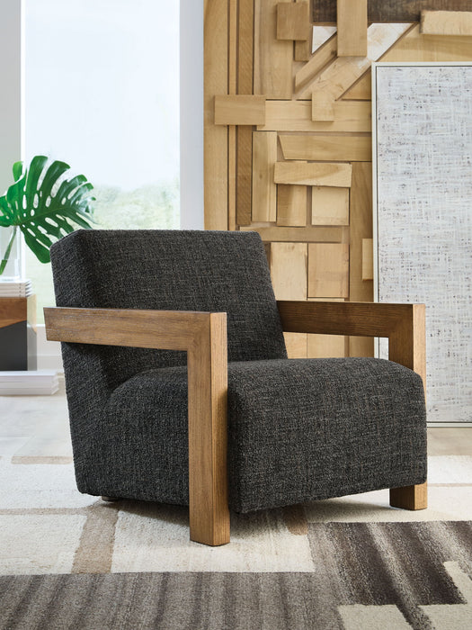 Dorney - Accent Chair - Charcoal / Brown – Accent Chairs by Signature Design by Ashley® at Furniture Wholesale Plus , Nashville furniture store