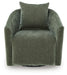 Leastow - Swivel Accent Chair - Loden – Swivel Chairs by Signature Design by Ashley® at Furniture Wholesale Plus , Nashville furniture store
