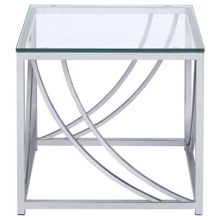 Lille - Glass Top Entryway Sofa Console Table Accents – End Tables by CoasterEssence at Furniture Wholesale Plus , Nashville furniture store