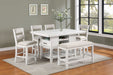 Wendy - Counter Height Table - White – Counter Tables by Crown Mark at Furniture Wholesale Plus , Nashville furniture store
