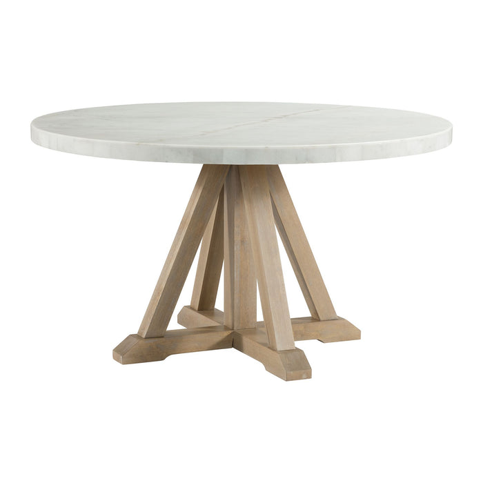 Lakeview - Round 5 Piece Dining Set (Table & Four Chairs) - White – 5 Piece Dining Room Sets by Elements International at Furniture Wholesale Plus , Nashville furniture store