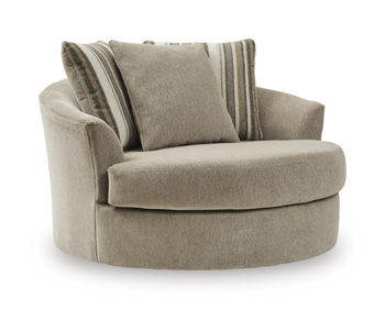 Linenhause - Oversized Swivel Accent Chair - Dune – Swivel Chairs by Benchcraft® at Furniture Wholesale Plus , Nashville furniture store