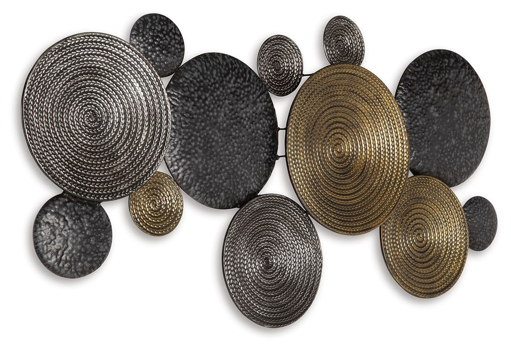 Emsley - Wall Decor - Metallic / Black / Gray – Wall Decor by Signature Design by Ashley® at Furniture Wholesale Plus , Nashville furniture store