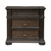Providence Park - Nightstand With Charging Station - Chateau Brown – Nightstands w/ Charging Stations by Liberty Furniture at Furniture Wholesale Plus , Nashville furniture store
